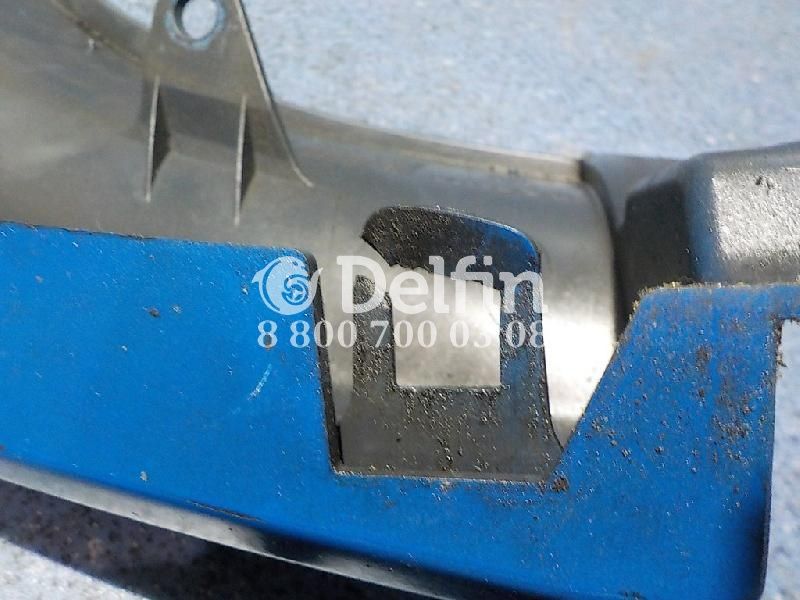 2124011 Накладка фары левая Scania (цвет синий)