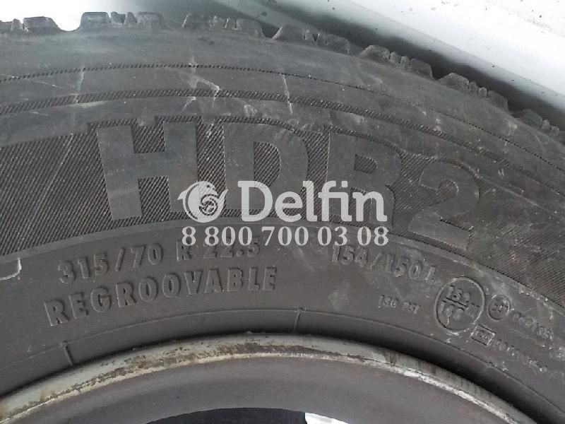 315/70R22.5 Шина CONTINENTAL HDR2 315/70R22.5