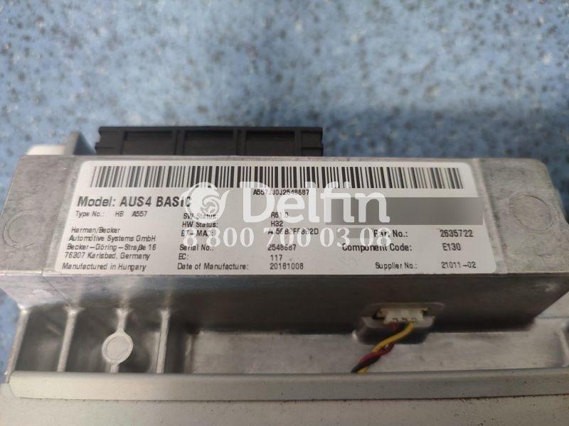 2635722 Магнитола ECU AUS4 BASIC Scania