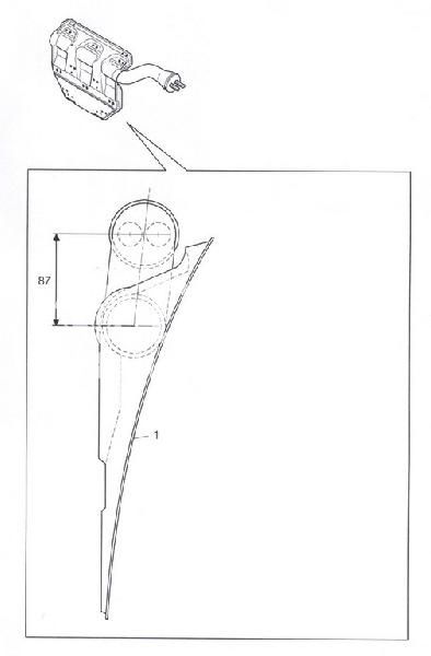 1725678 Кронштейн крепления крыла задний правый Scania