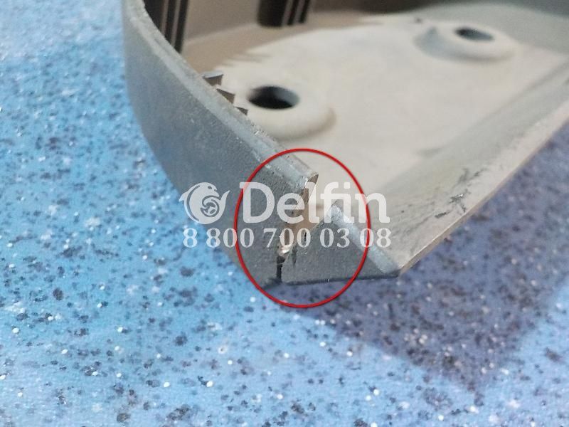 1505989 Накладка на бампер LH Scania (Уценка)