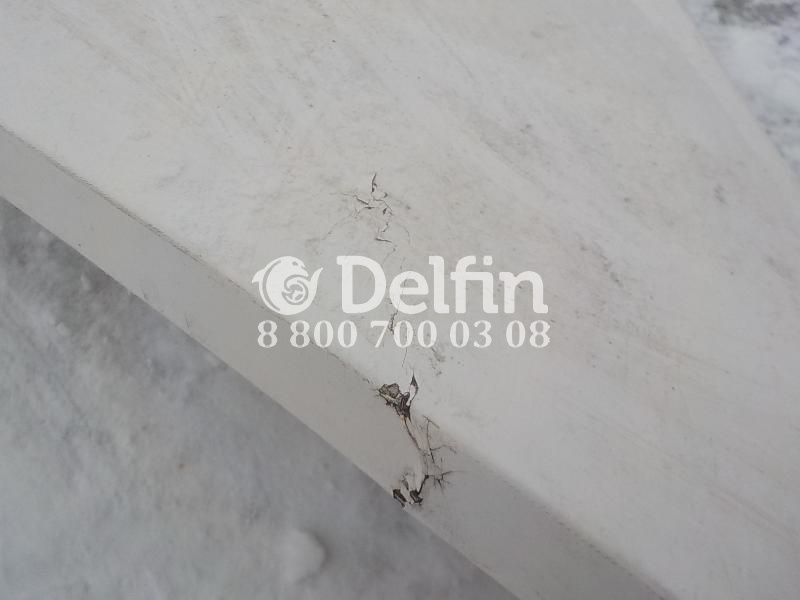 2390522 Верхний спойлер Scania 6 серии (Уценка)(Цвет белый)