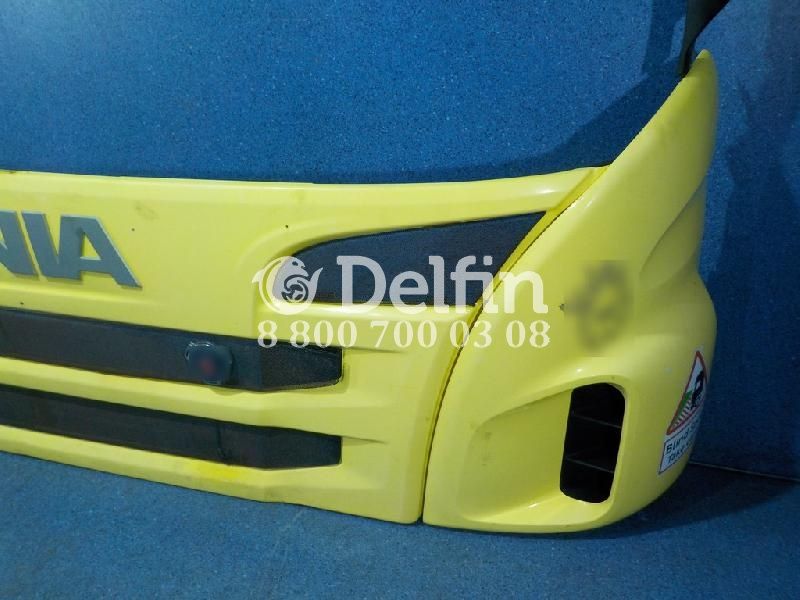 1543607 Капот в сборе Scania оригинал (Цвет желтый)