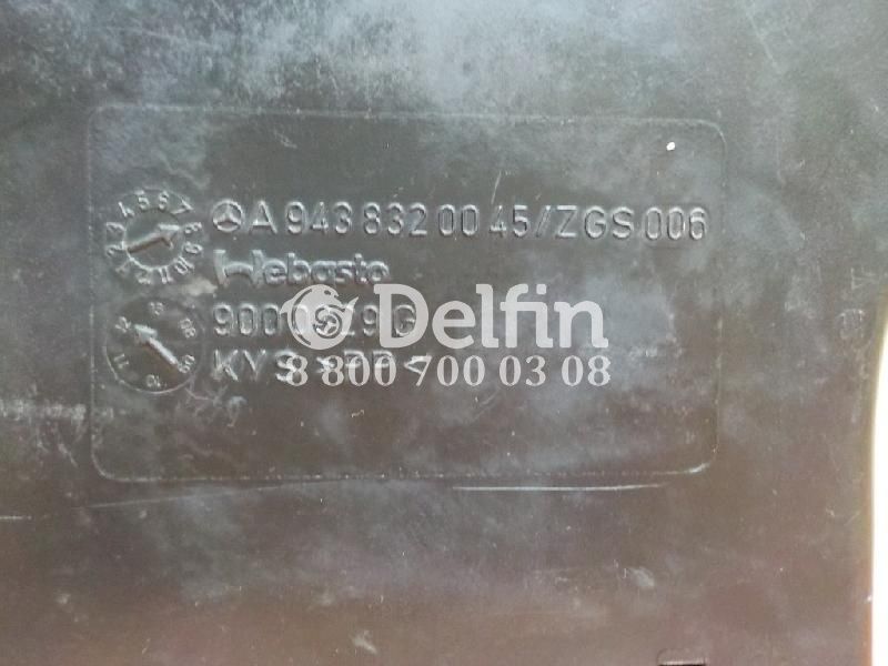 9438320045 Воздуховод отопителя Mercedes Benz