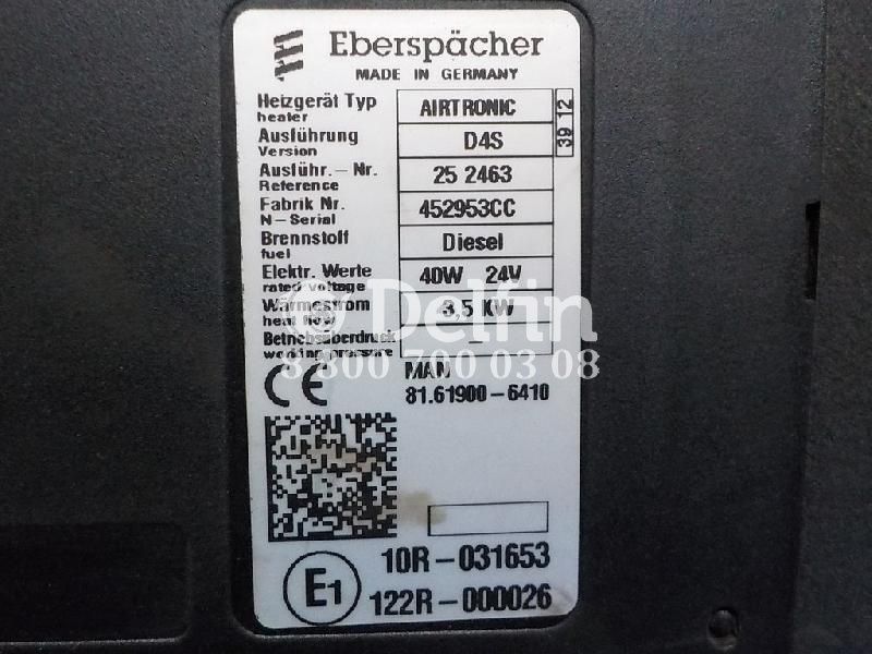 81619006410 Автономный отопитель MAN