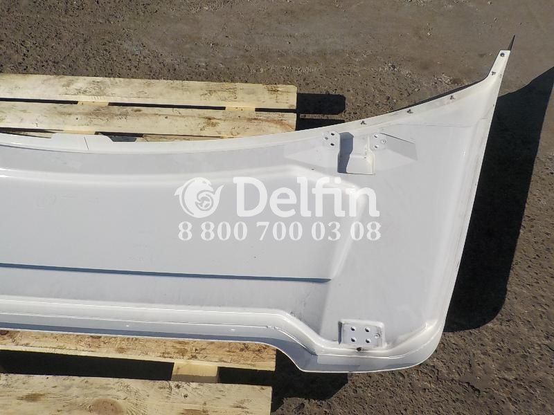 2390445 Верхний спойлер [5 cm, 45/53cm] Scania 6 серии (Цвет белый)