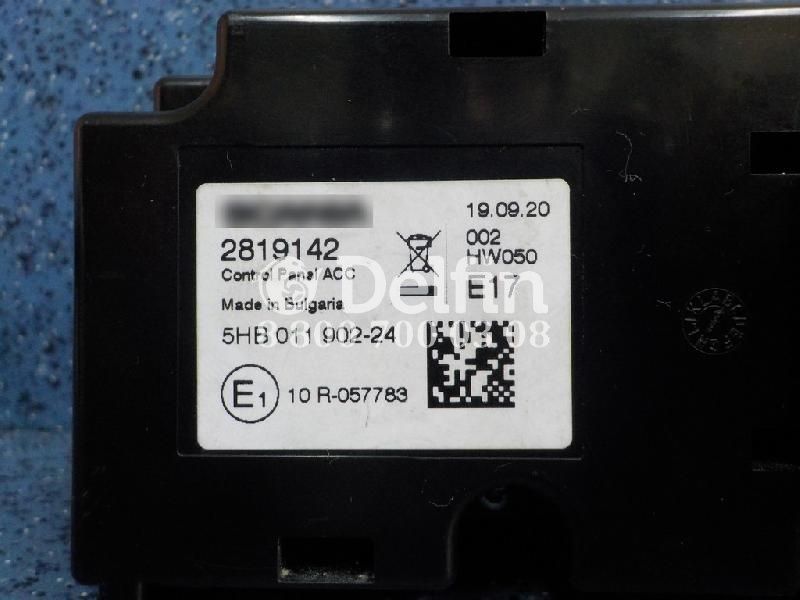 2821935 Панель климат-контроля (АСС) ECU CCS 6- серия Scania