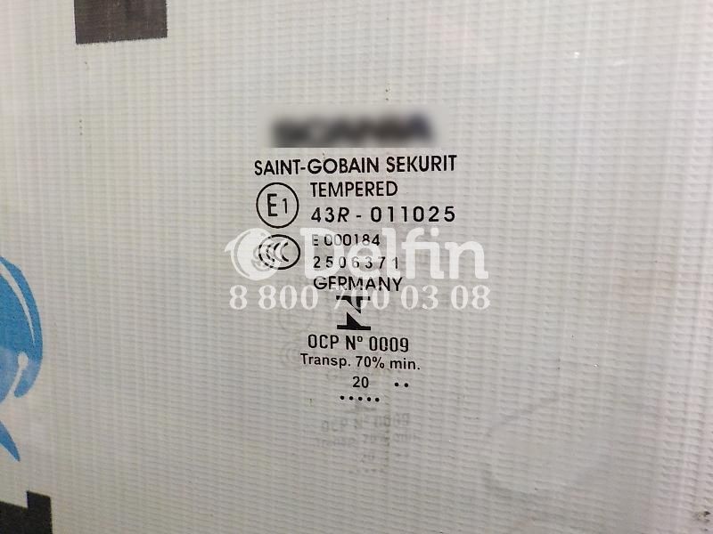 2506371 Стекло двери левое Scania 6 серии (Н)