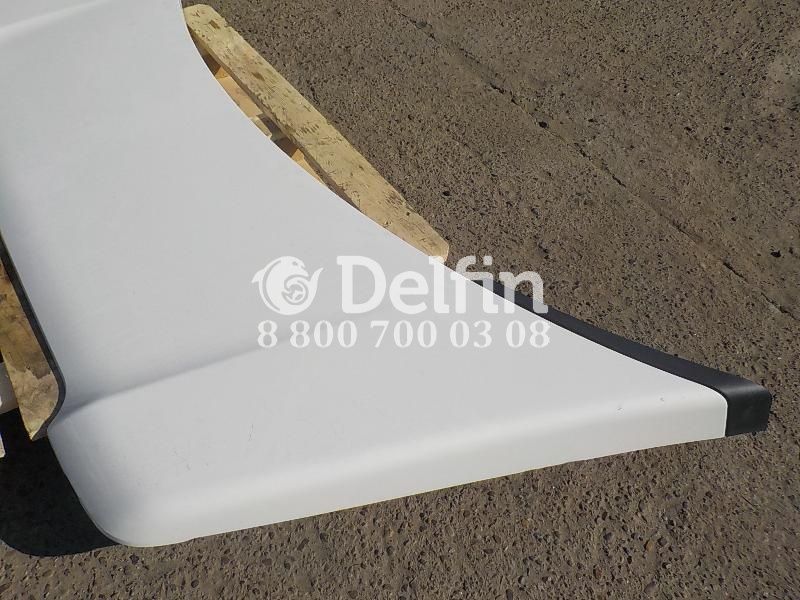 2390445 Верхний спойлер [5 cm, 45/53cm] Scania 6 серии (Цвет белый)