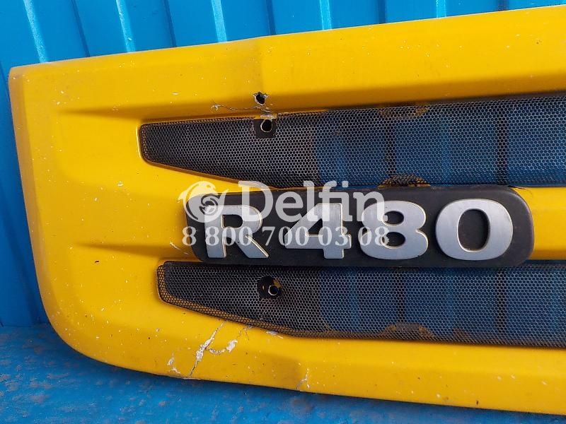 1885940 Облицовка радиатора желтая (В сборе с сетками) Scania